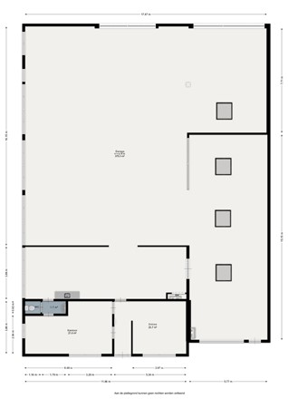 Floorplan - Hoofdweg 257-259, 9621 AK Slochteren